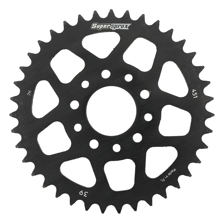 Rear Steel Sprocket 39T - Black - Click Image to Close