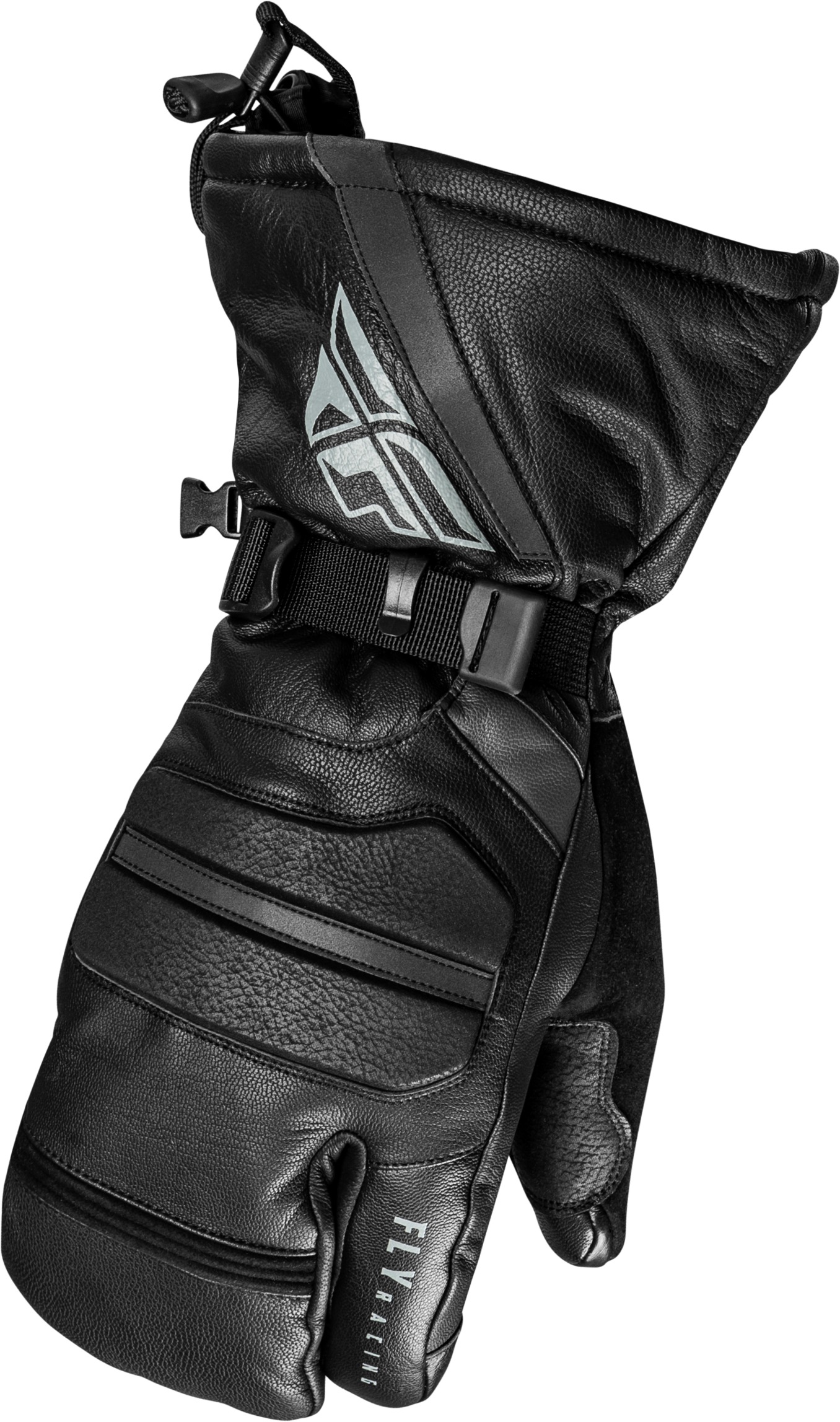 Fly Racing Ridgeline Claws Gloves Black Large - Cold weather snow gloves in Black, size Large - Click Image to Close