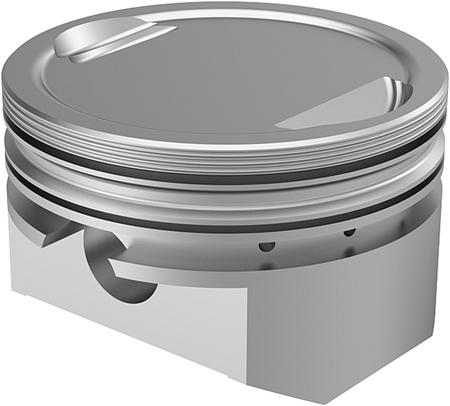 Cast Piston Kit 10.0:1 +.020 - For 86-19 Harley XL Sportster - Click Image to Close