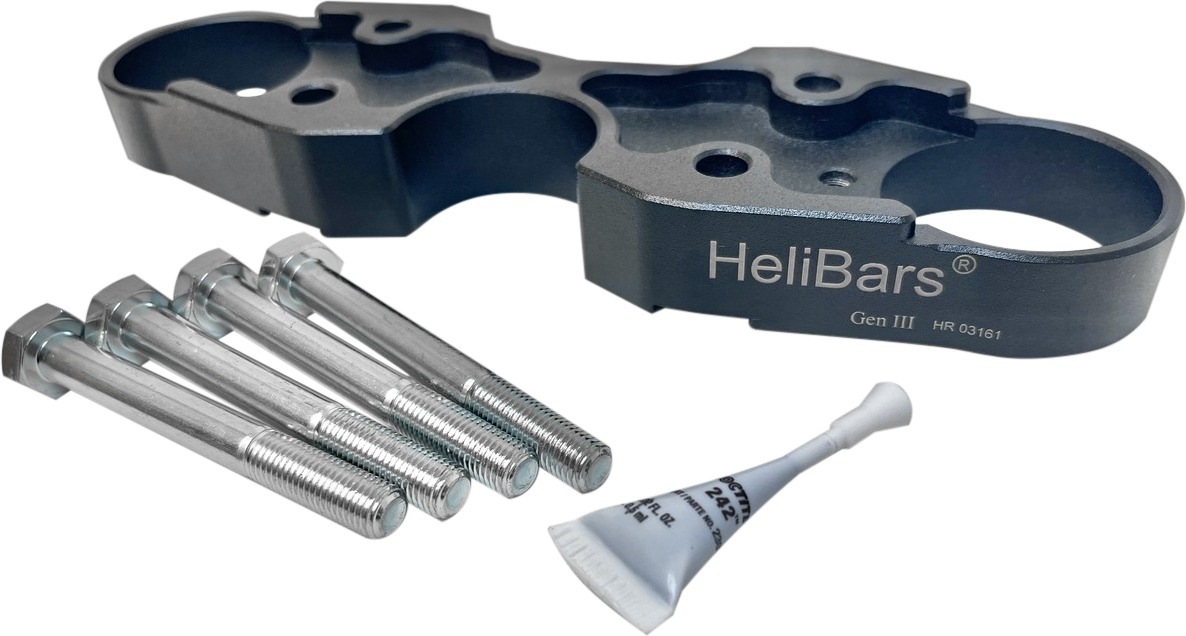 HeliBars Handlebar Risers Black For Suzuki GSX-R1300 Hayabusa 2022 - Handlebar risers for 2022 Suzuki GSX-R1300 Hayabusa - Click Image to Close