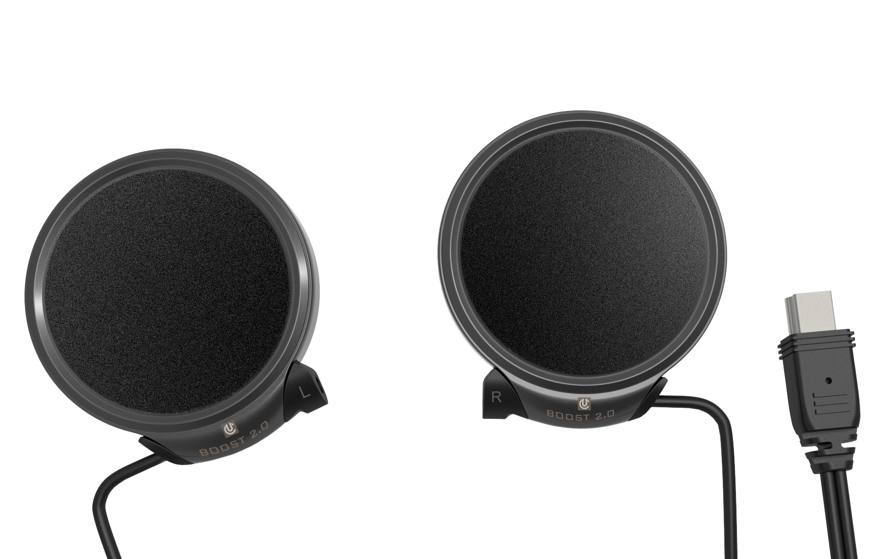 UCLEAR Boost 2.0 Speaker and Mic Kit for HBC & AMP Series - Speaker/mic kit for UCLEAR HBC & AMP series - Click Image to Close