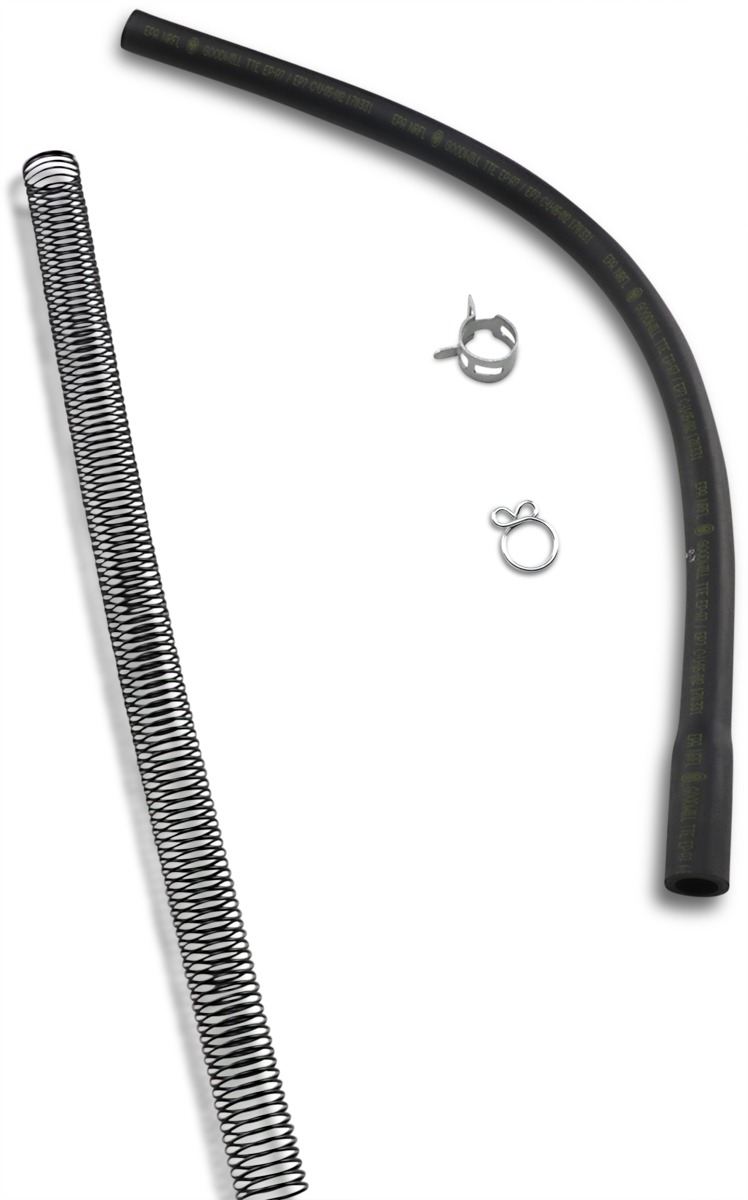 All Balls Fuel Hose & Clamp Kit - For Kawasaki VN 800 A/B Vulcan - Click Image to Close