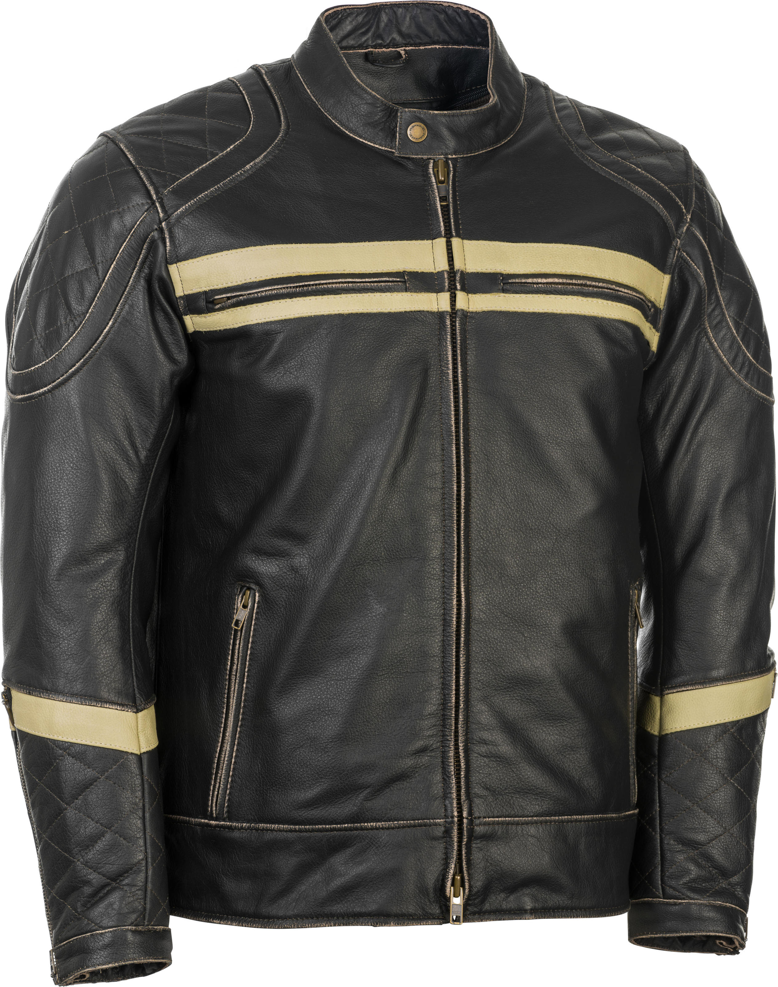 Motordrome Antique Riding Jacket Black 3X-Large - Click Image to Close