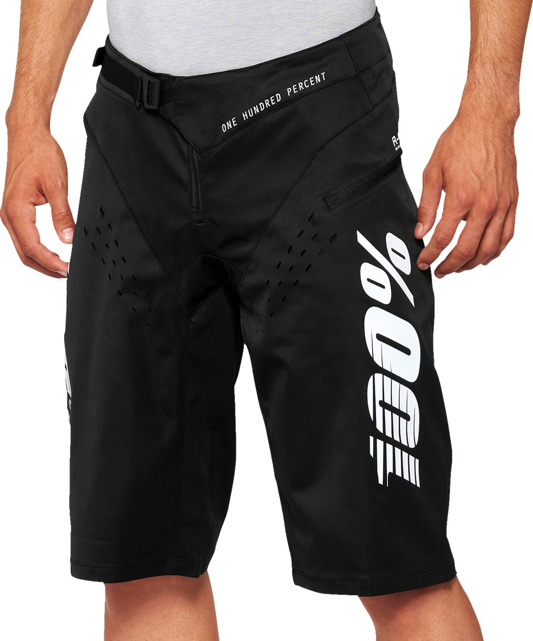 100% Men's R-Core Shorts Black Size 34 - Click Image to Close