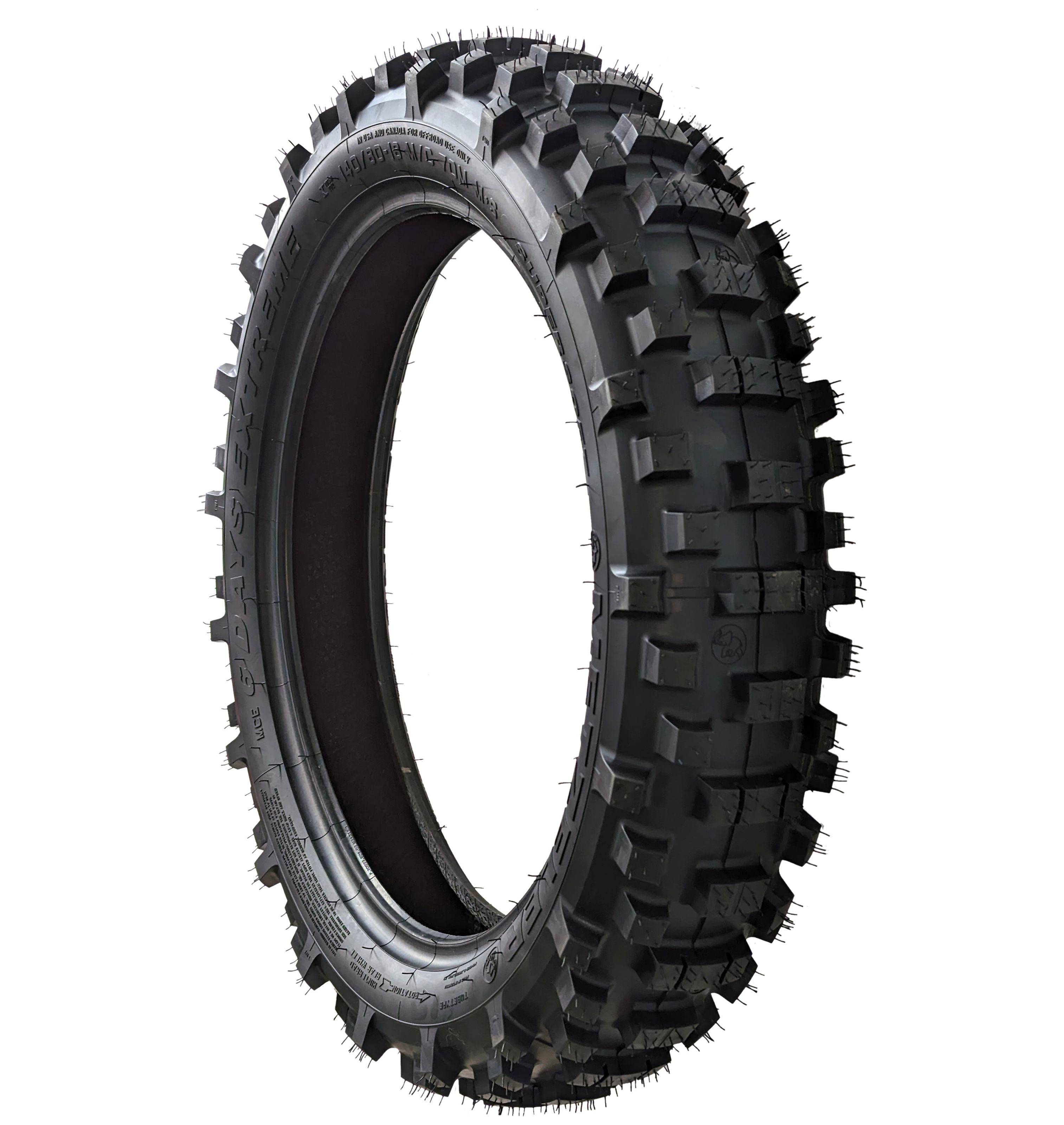 140/80-18 Six Days Extreme Rear Tire - Medium - M/C 70M M+S - Click Image to Close