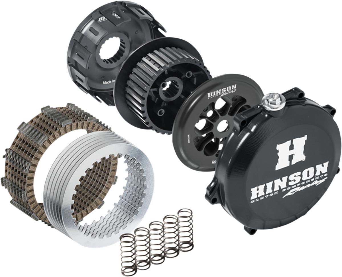 Hinson Billetproof Complete Clutch Kit Fits 21-24 Honda CRF450R - Click Image to Close