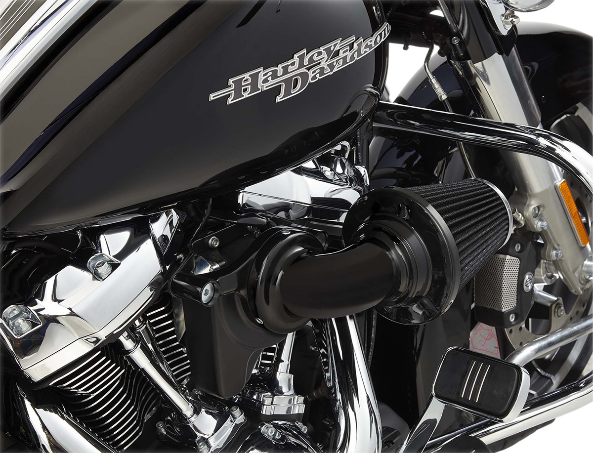Monster Sucker Air Cleaner - Black - 88-20 Harley XL - Click Image to Close