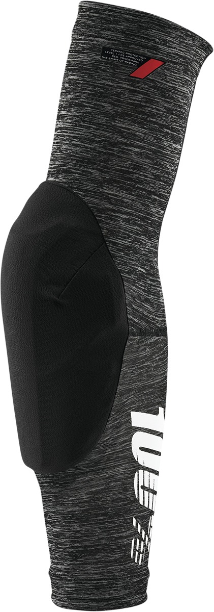 100% Teratec Elbow Guards XL Heather Gray Black Adult Unisex - Moderate padding, slip-on sleeve, XL, Adult Unisex - Click Image to Close
