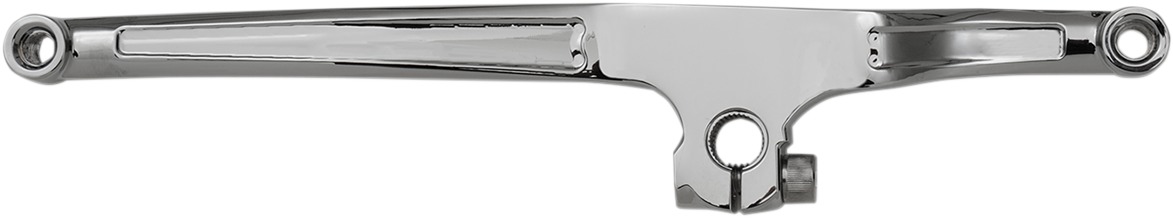 Cast Aluminum Heel & Toe Shift Lever Chrome - For 91-98 Harley Dyna - Click Image to Close