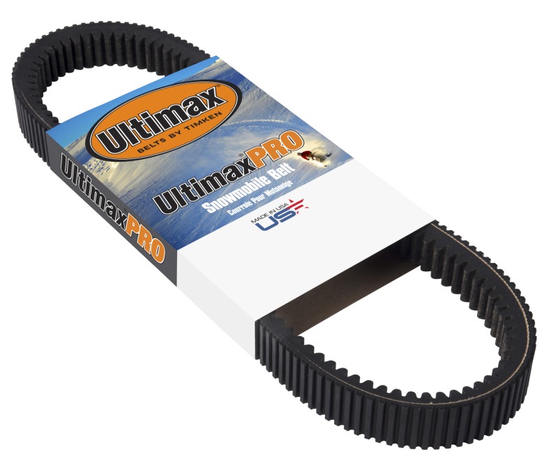 Ultimax PRO Snowmobile Drive Belt 144-4410U4 by Timken - Performance drive belt for mid-power snowmobiles - Click Image to Close
