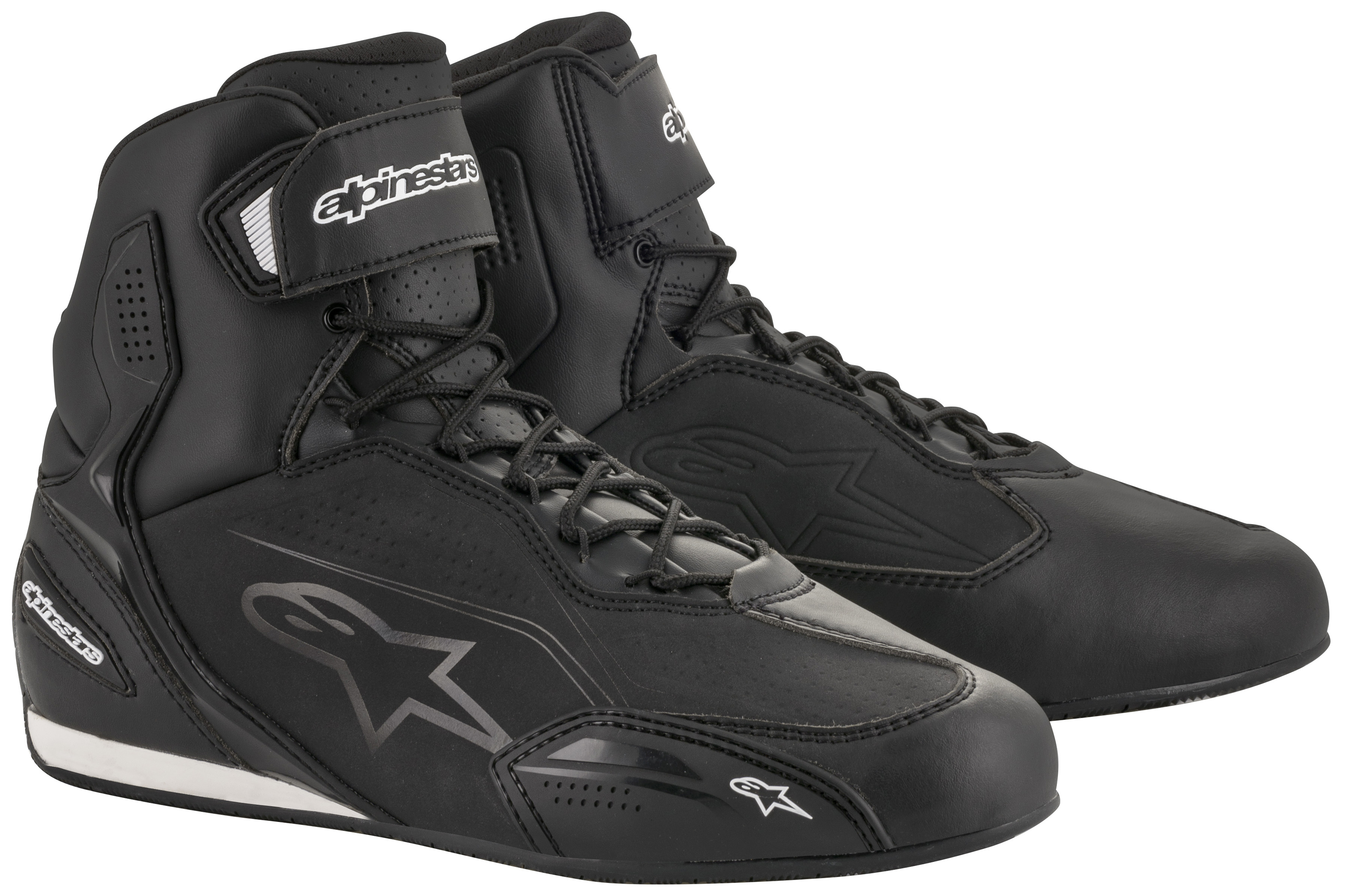 Alpinestars FSTR-3 Shoes Black/Black Size 11.5 - Click Image to Close