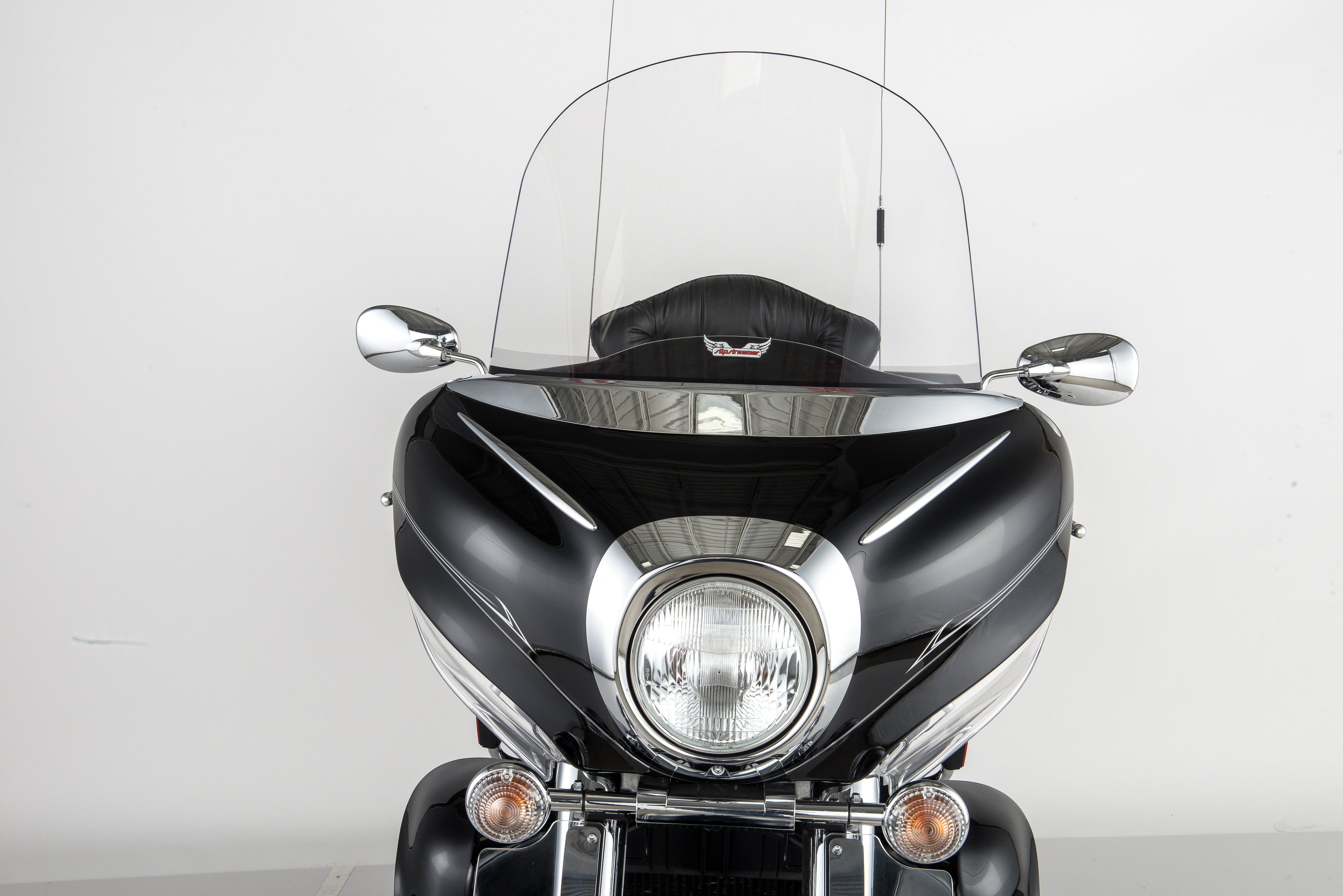 Clear 17" Windshield - For 99-13 Yamaha Royal Star Venture - Click Image to Close