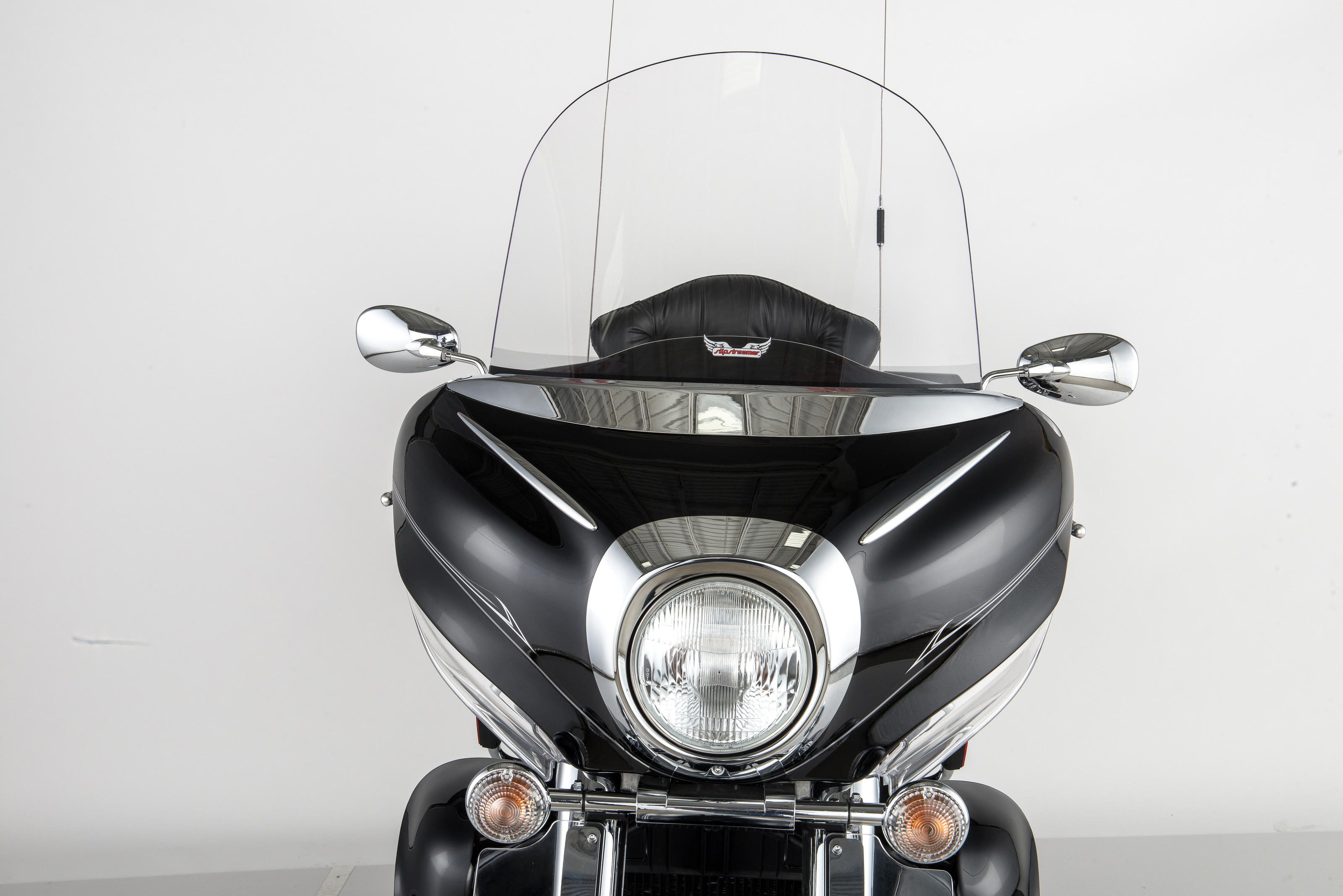 Clear 17" Windshield - For 99-13 Yamaha Royal Star Venture - Click Image to Close