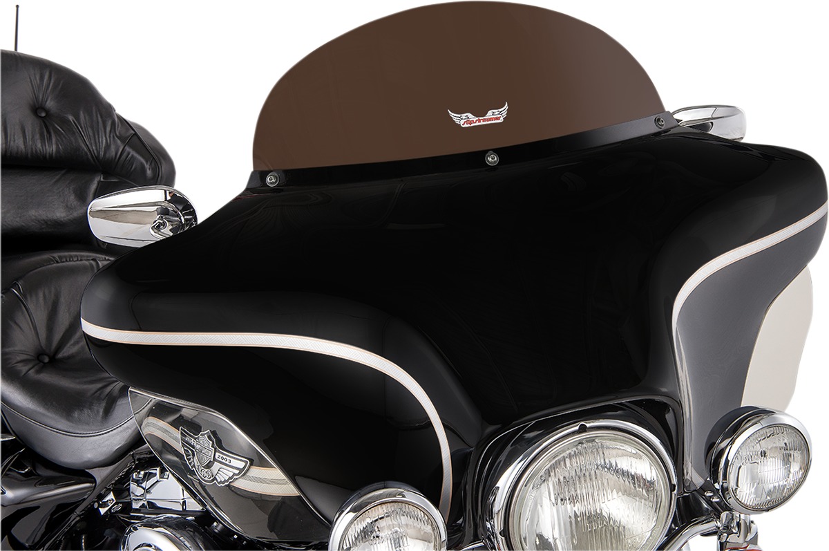 130 Series Detachable Windshield 8" Dark Smoke - Click Image to Close