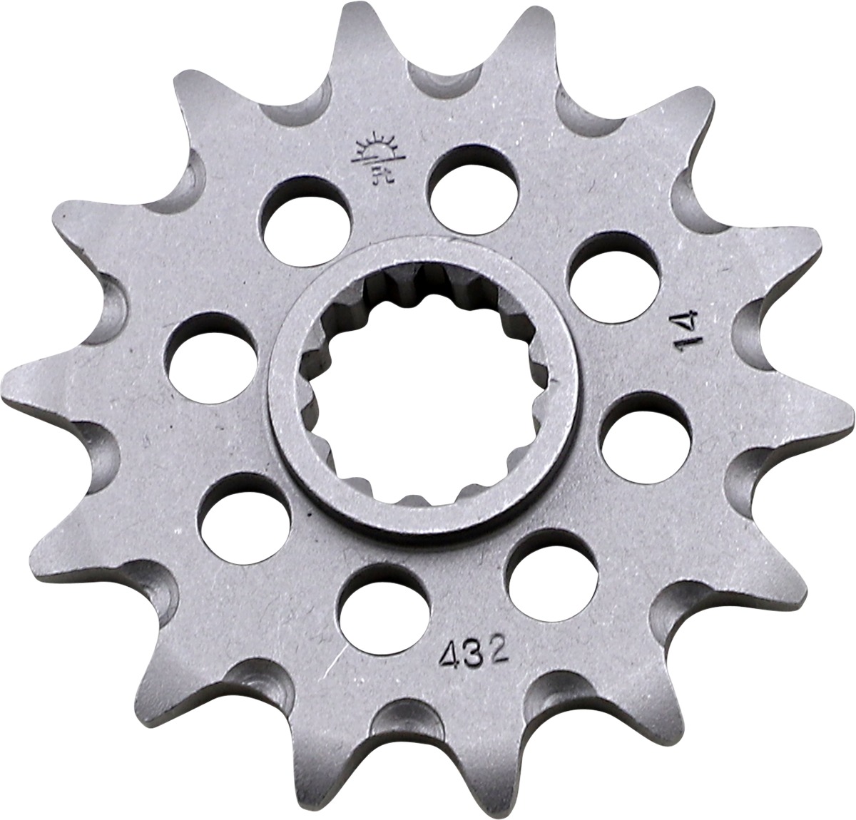 Front Steel Countershaft Sprocket Self Cleaning - 14 Tooth 520 - Click Image to Close