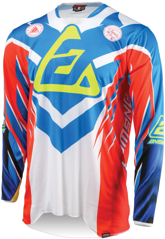 Answer 25 Elite Xotic Jersey Red/White/Blue Youth - Medium - Click Image to Close