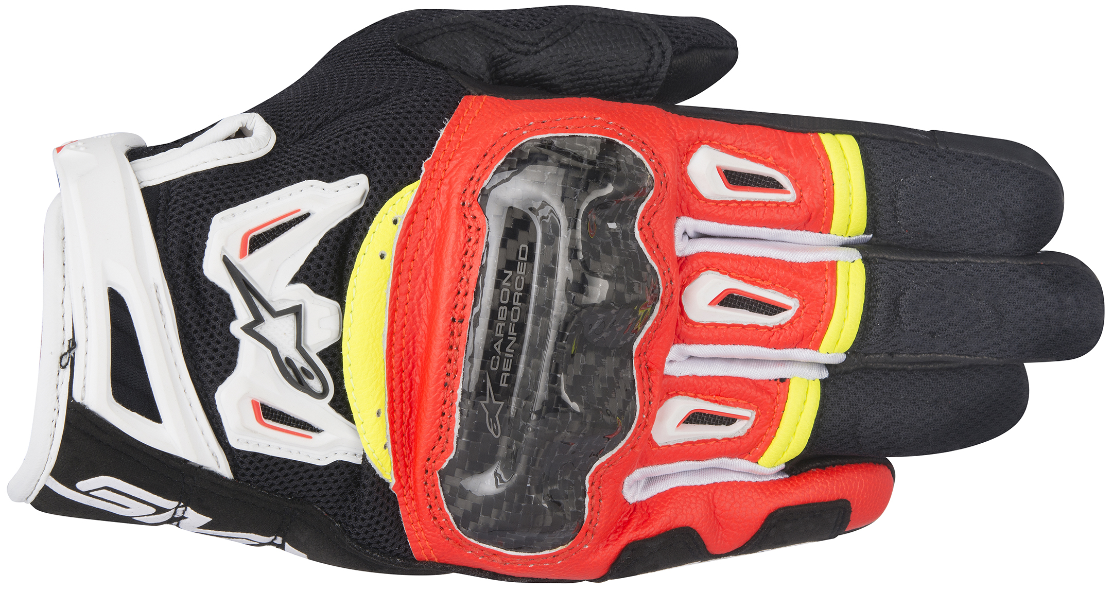 Alpinestars SMX-2 Air V2 Gloves Black/Red/White XL - Click Image to Close