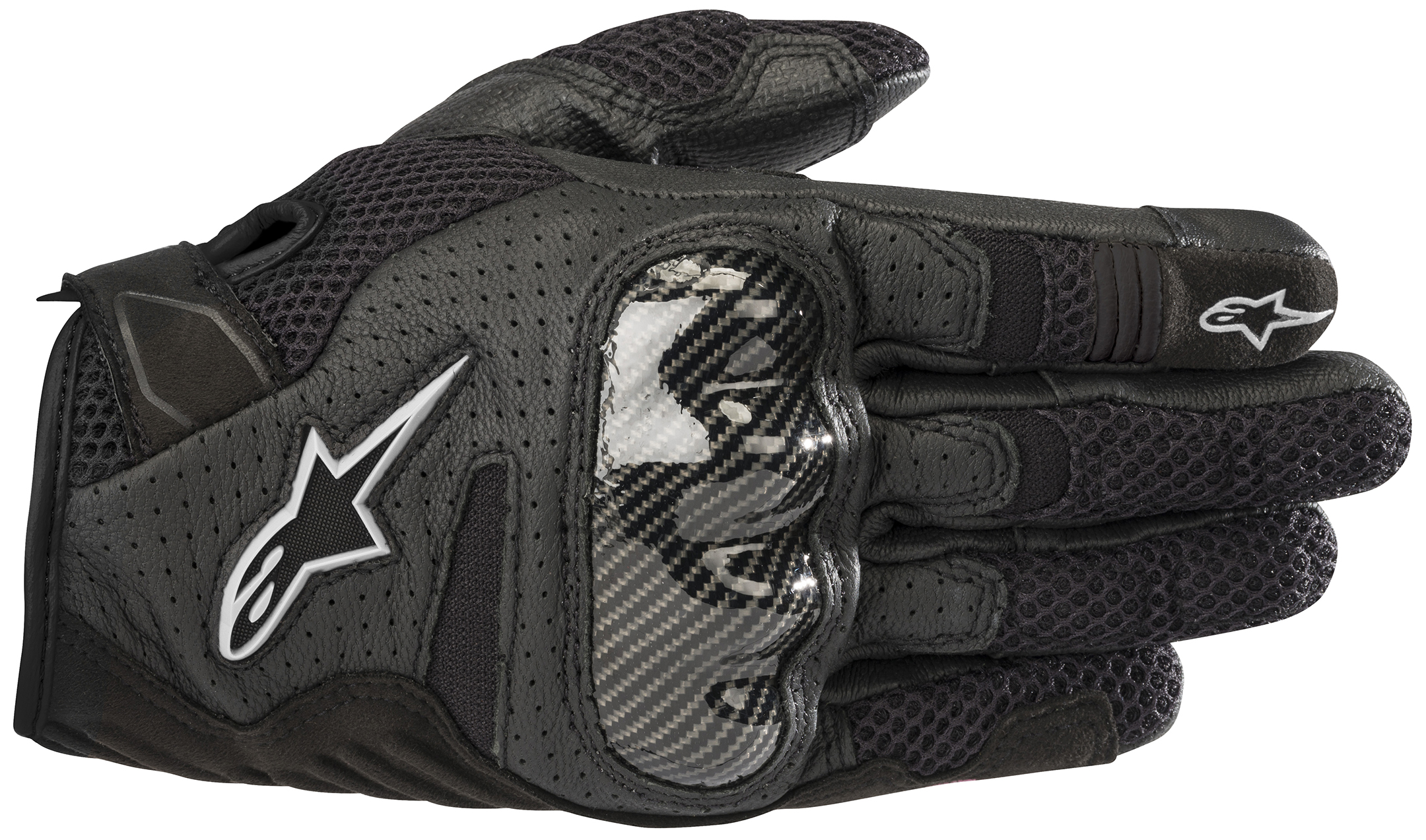 Alpinestars SMX-1 Air V2 Gloves Black XS - XS SMX-1 Air V2 Gloves For Universal Fit - Click Image to Close