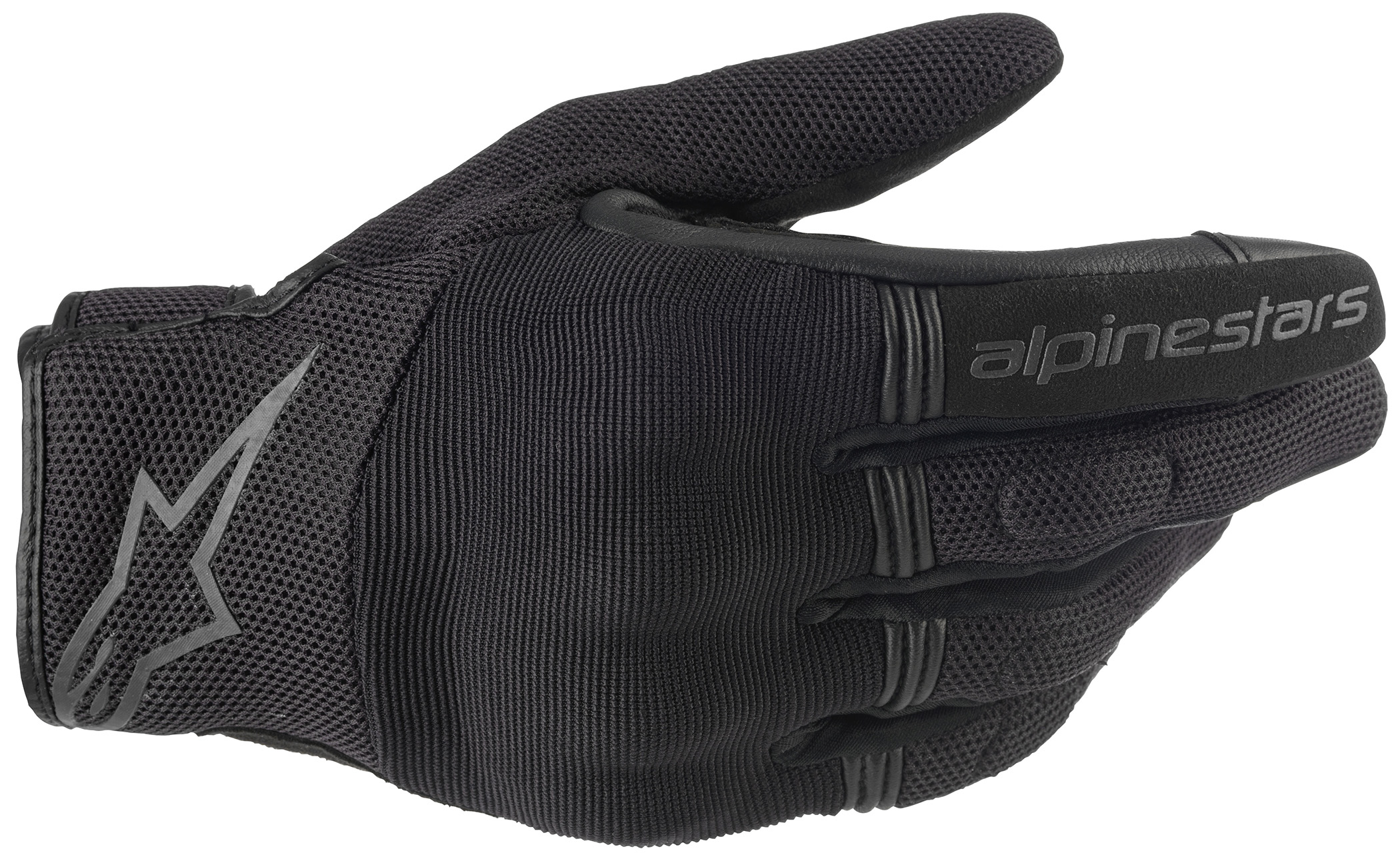 Alpinestars ST Copper Gloves Black Small - Black riding gloves, size Small - Click Image to Close