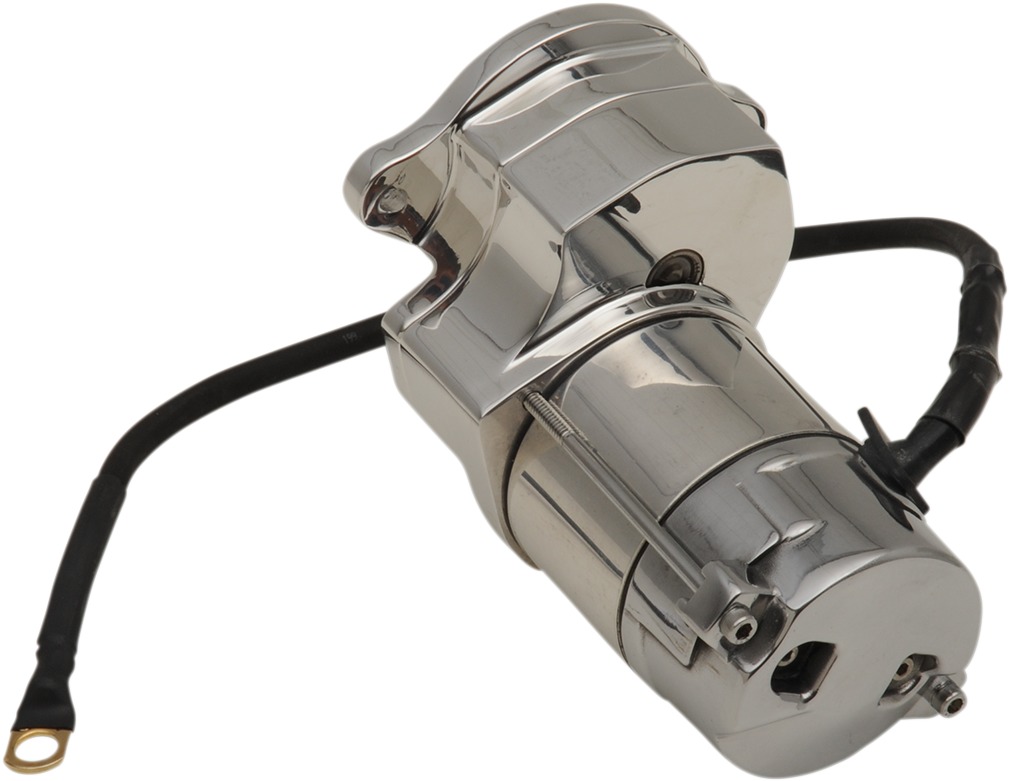 Starter 1.0 kW Polished - For 67-78 Harley 74FL FX/E FXS FLH - Click Image to Close
