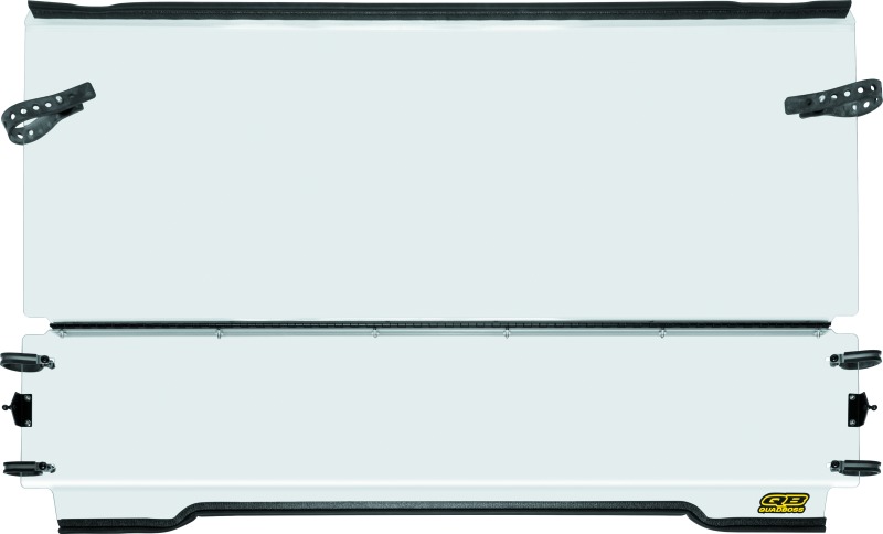 QuadBoss Folding Windshield 0.177" with Hardware Fits 09-22 Mule 4010 4x4 - Click Image to Close
