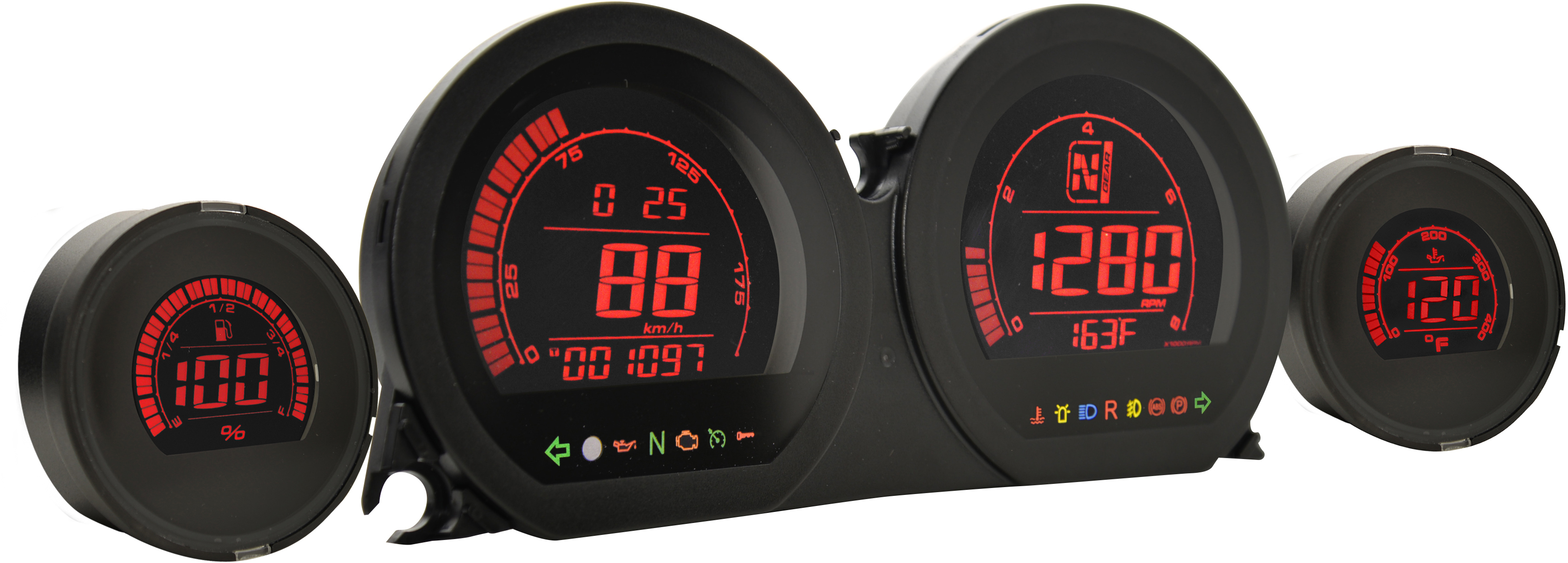 HD-03 Series Touring Gauge Cluster - Click Image to Close