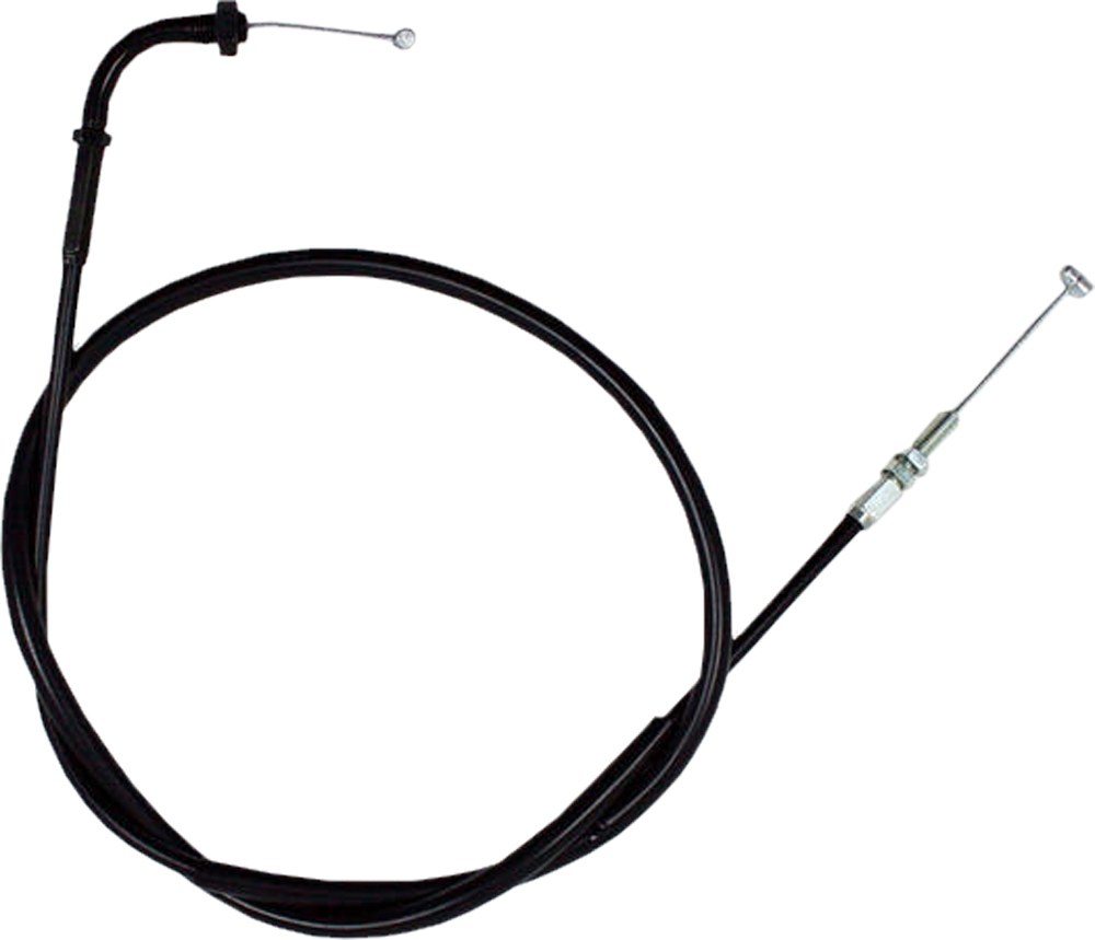 Black Vinyl Throttle Cable - Honda CB - Click Image to Close