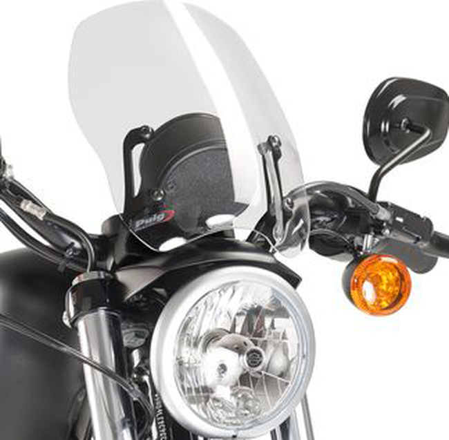Sportster Windshield NNG Clear - For 04-18 Harley-Davidson Sportster - Click Image to Close
