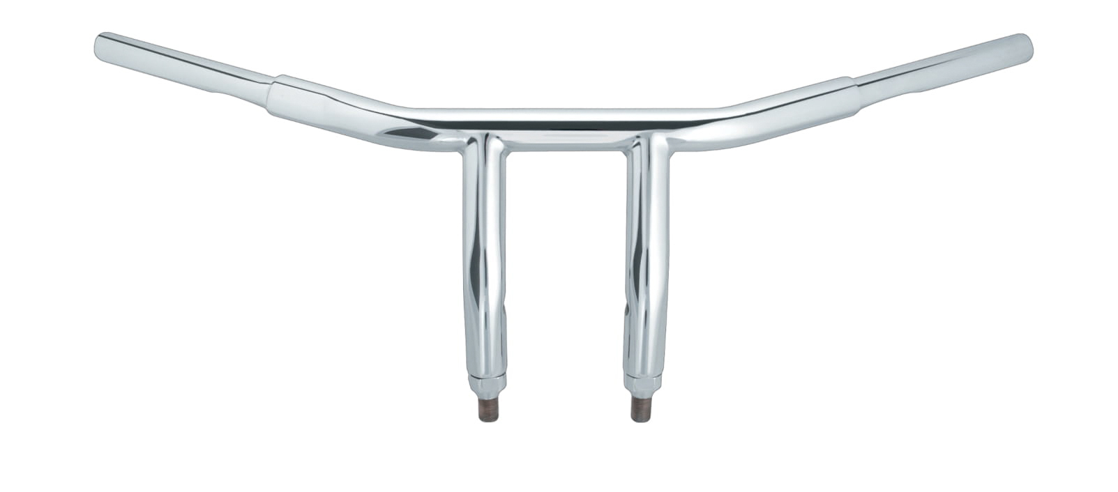Chubby Pullback Dragbar 6.0" Builtin Risers Chrome - For 88-11 HD Softail - Click Image to Close