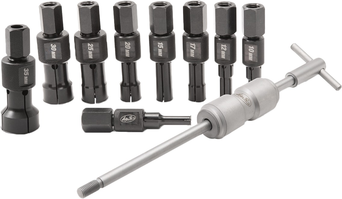 Motion Pro Blind Bearing Remover Kit with Slide Hammer - Precision blind bearing puller kit with slide hammer - Click Image to Close