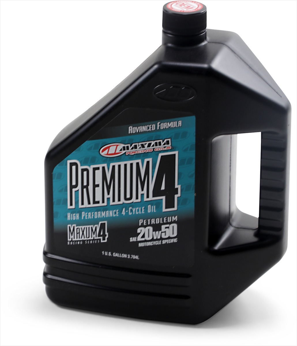 Premium 4 20W-50 4-Cycle Engine Oil - 1 Gallon - Click Image to Close