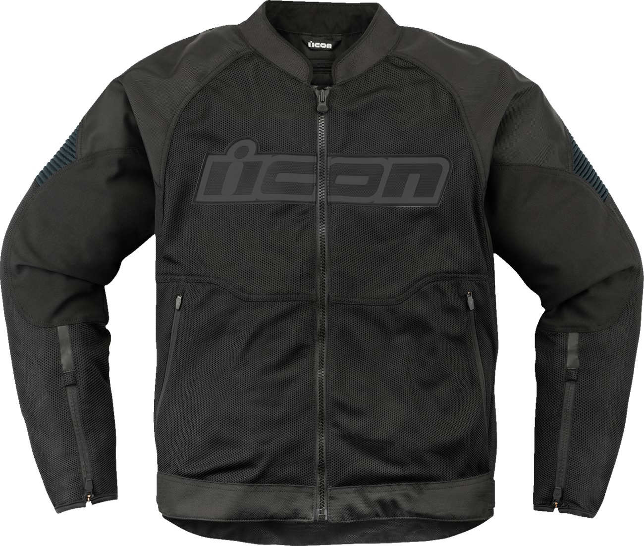 ICON Overlord3 Mesh Jacket Black Men's 3XL - Breathable mesh sport jacket - Click Image to Close