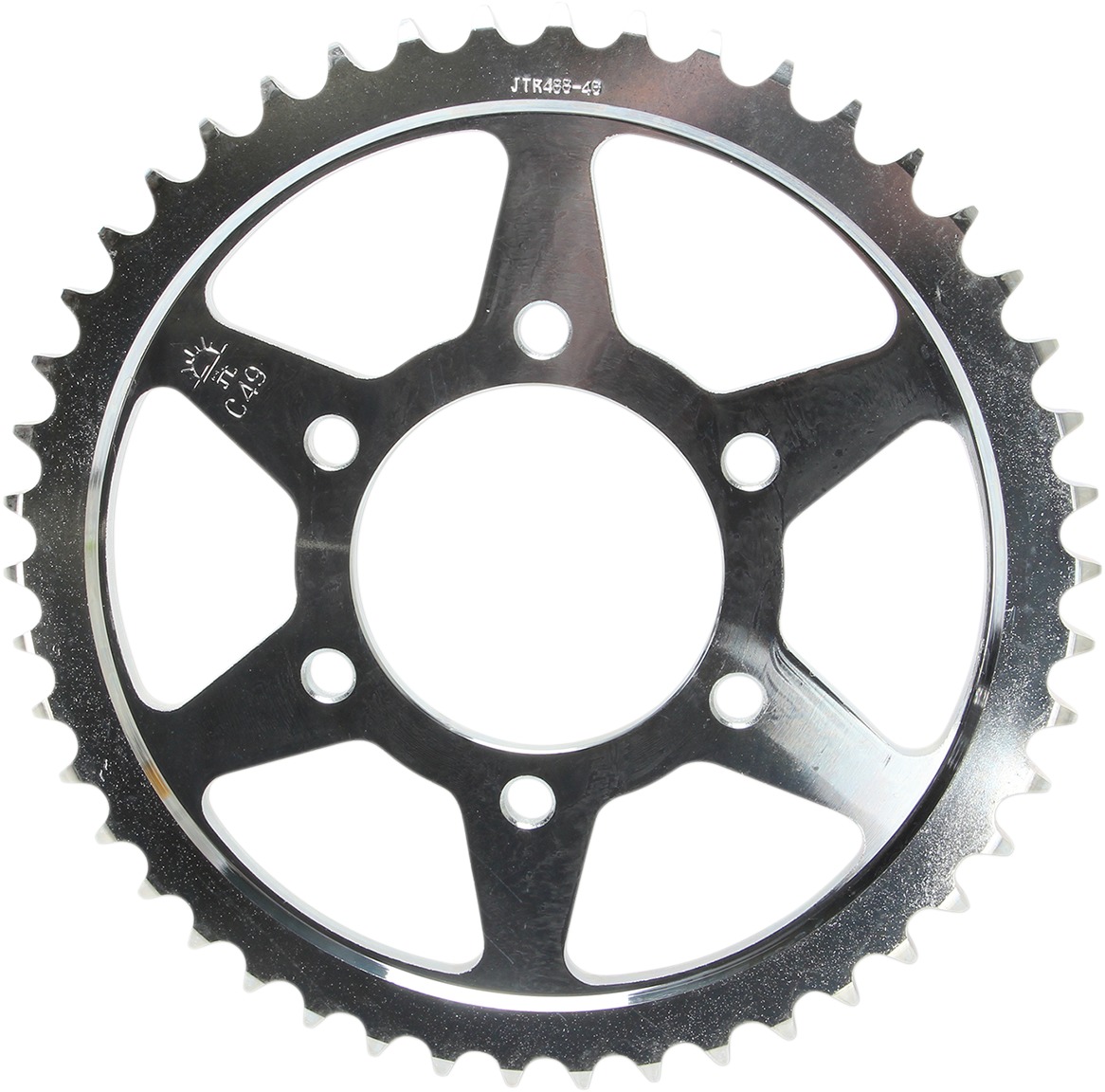 Steel Rear Sprocket - 46 Tooth 530 - For ZX9R ZX12R ZZR ZXR ZRX KZ Z- - Click Image to Close