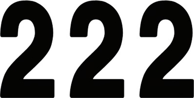 Factory Effex 4" Pro Numbers Black #2 Decals Pack of 3 - Click Image to Close