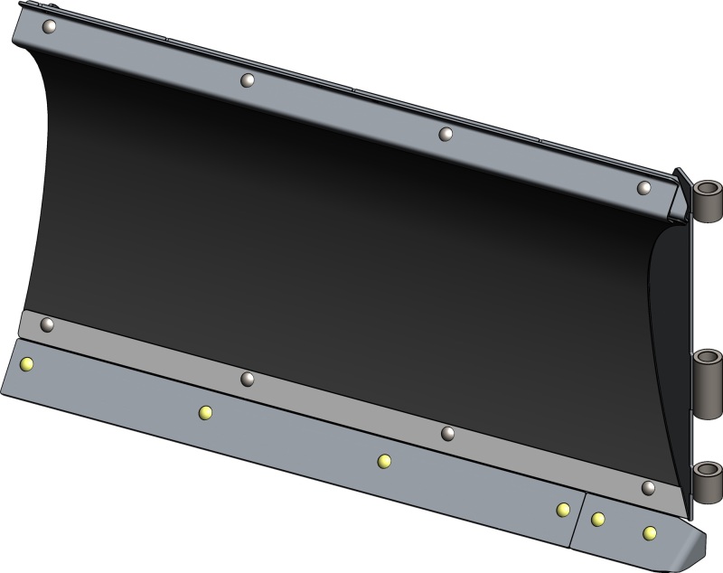 KFI V-Plow Passenger Side Wing Kit Box 2 - Passenger side wing kit for KFI V-Plow - Click Image to Close