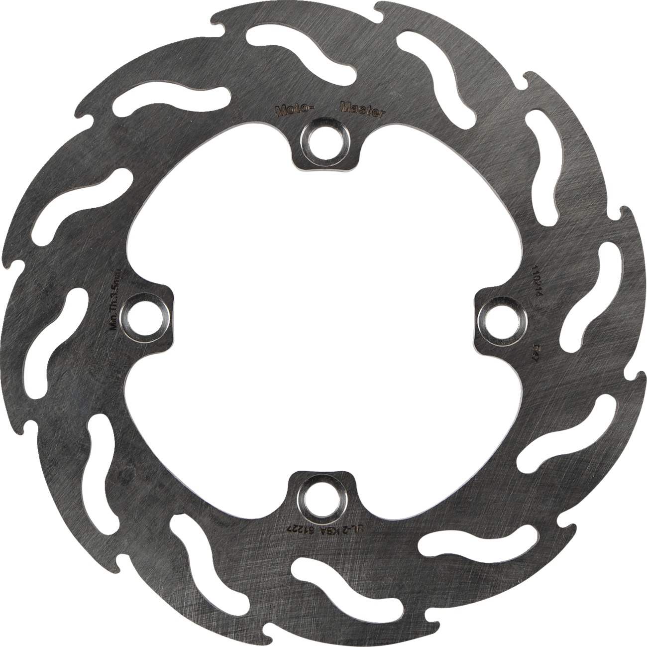 Moto-Master Flame Rear Brake Rotor For Kawasaki KX85 KX100 KX112 - Click Image to Close