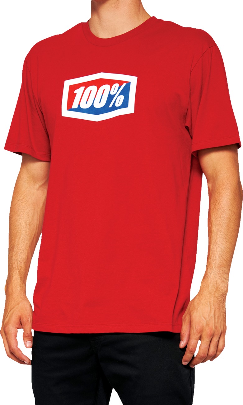 Men's Official Tee - Official Tee Red Sm - Click Image to Close