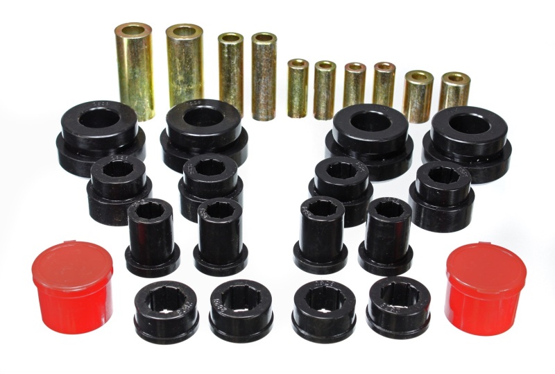 Black Front Control Arm Bushing Set Fits 02-09 350Z / 03-07 Infiniti G35 - Click Image to Close