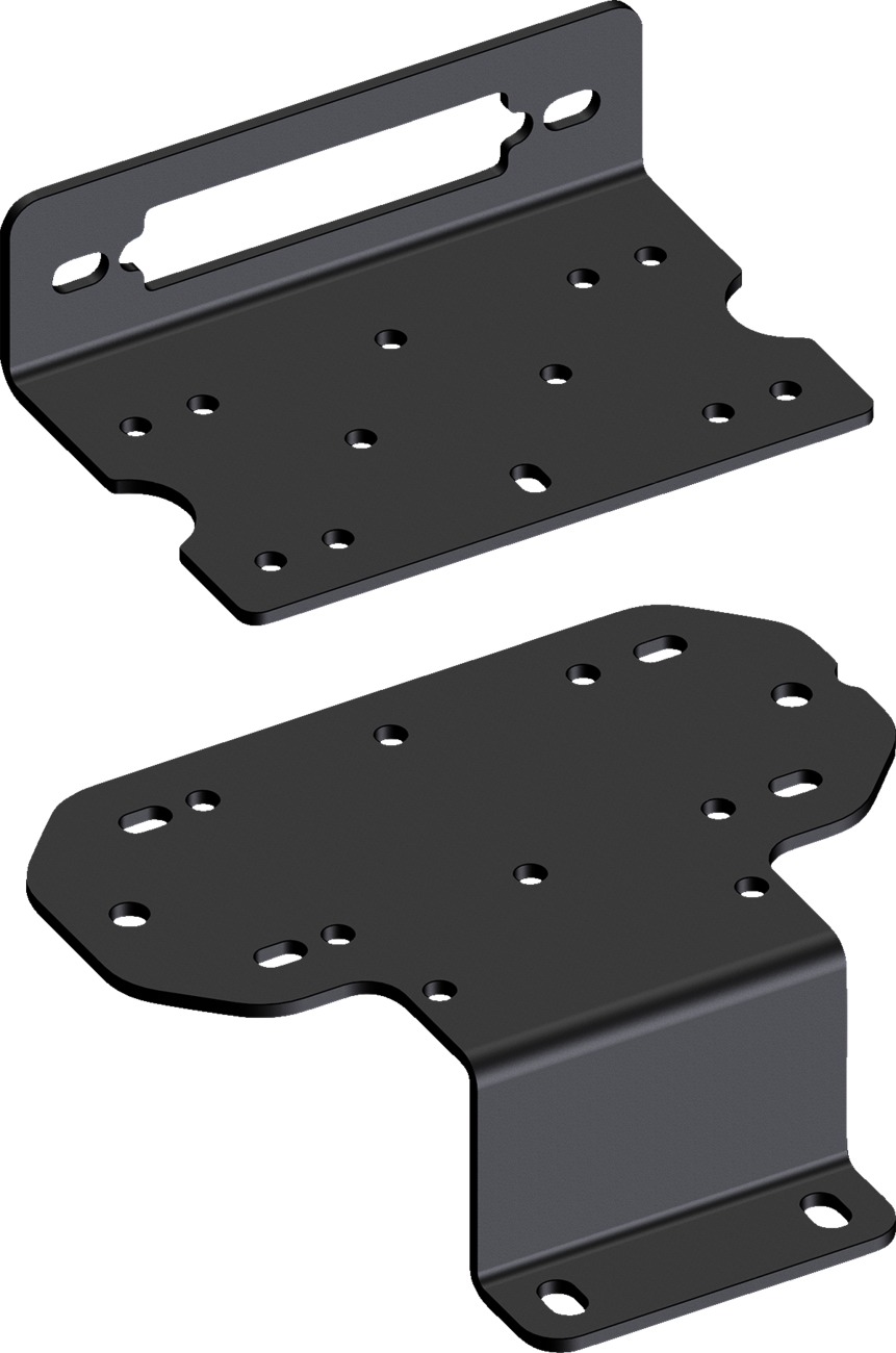 KFI Winch Mount Kit For Yamaha Rhino 450 660 700 4x4 2004-2013 - Winch mount for Yamaha Rhino 450/660/700 4x4 04-13 - Click Image to Close