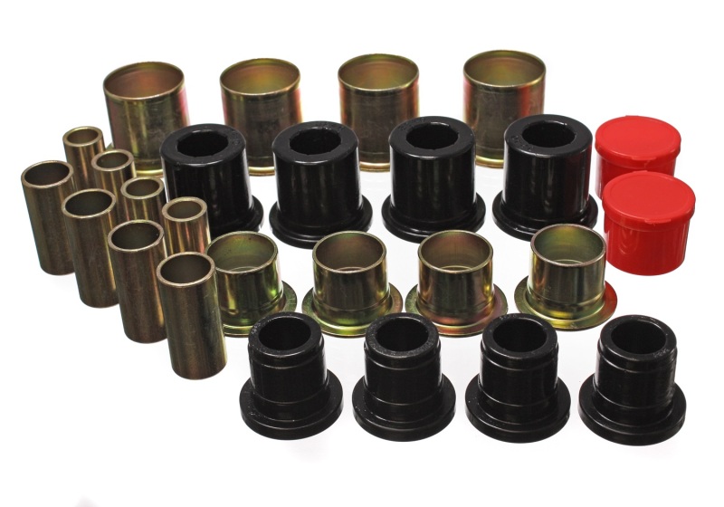 Black Front Control Arm Bushing Set Fits 73-91 Ford Blazer/Denali/Suburban - Click Image to Close