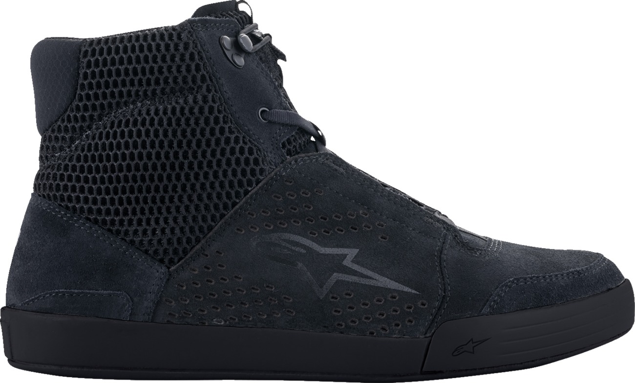 Alpinestars Chrome Air Shoes Black Size 10 Men's - Breathable, protective riding shoes in black, size 10 - Click Image to Close