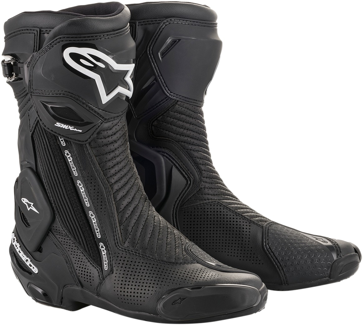 SMX Plus Street Riding Boots Black US 6.5 - Click Image to Close