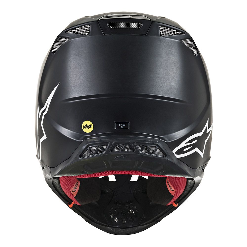 Supertech S-M8 Solid Helmet Matte Black X-Large - Click Image to Close
