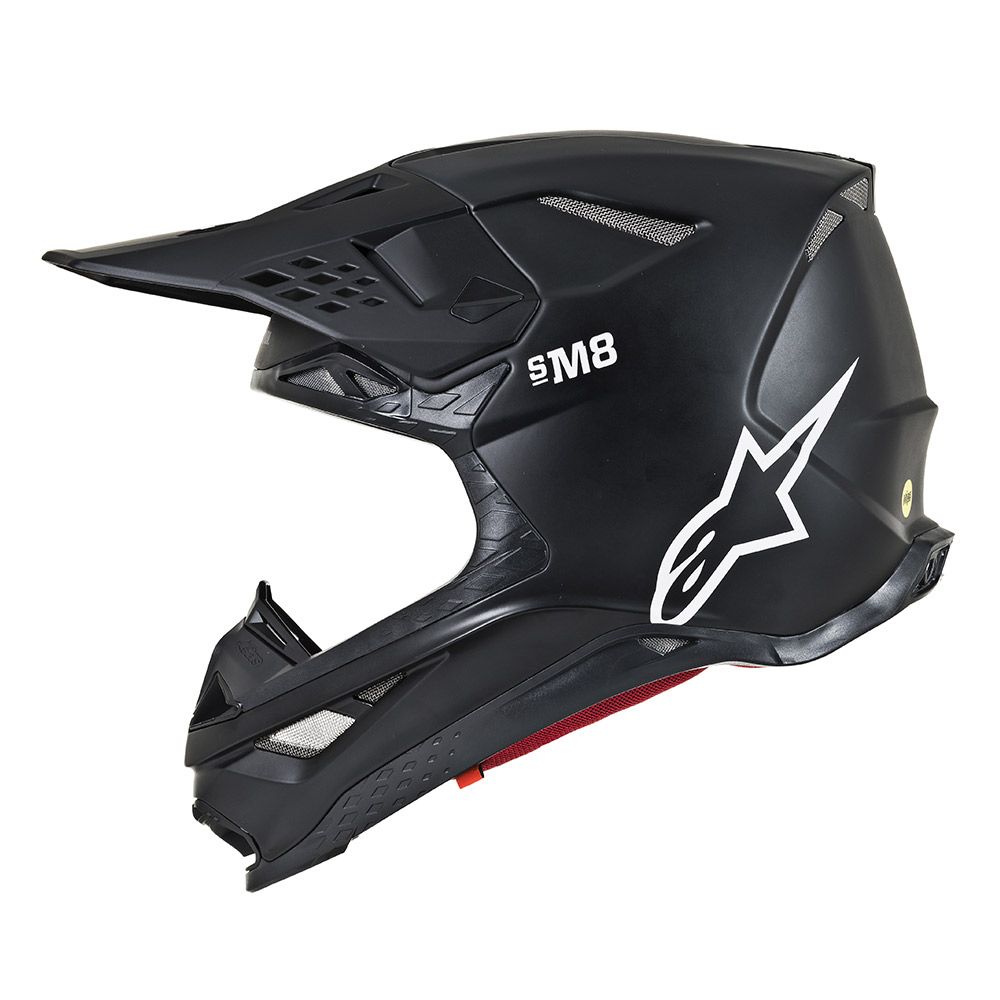 Supertech S-M8 Solid Helmet Matte Black 2X-Large - Click Image to Close