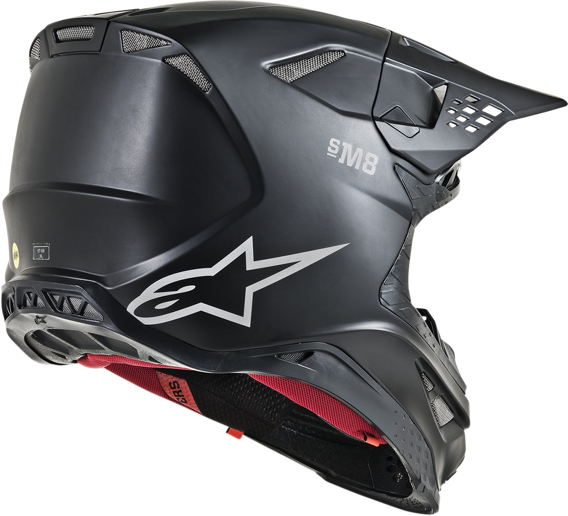 Supertech S-M8 Solid Helmet Matte Black 2X-Large - Click Image to Close