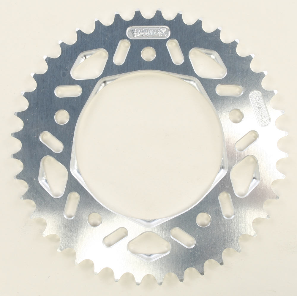 Vortex V3 40 Tooth 520 Rear Sprocket Silver For Yamaha MT-09 YZF-R1 - 40T Silver 520 rear sprocket For Yamaha MT-09, YZF-R1 - Click Image to Close