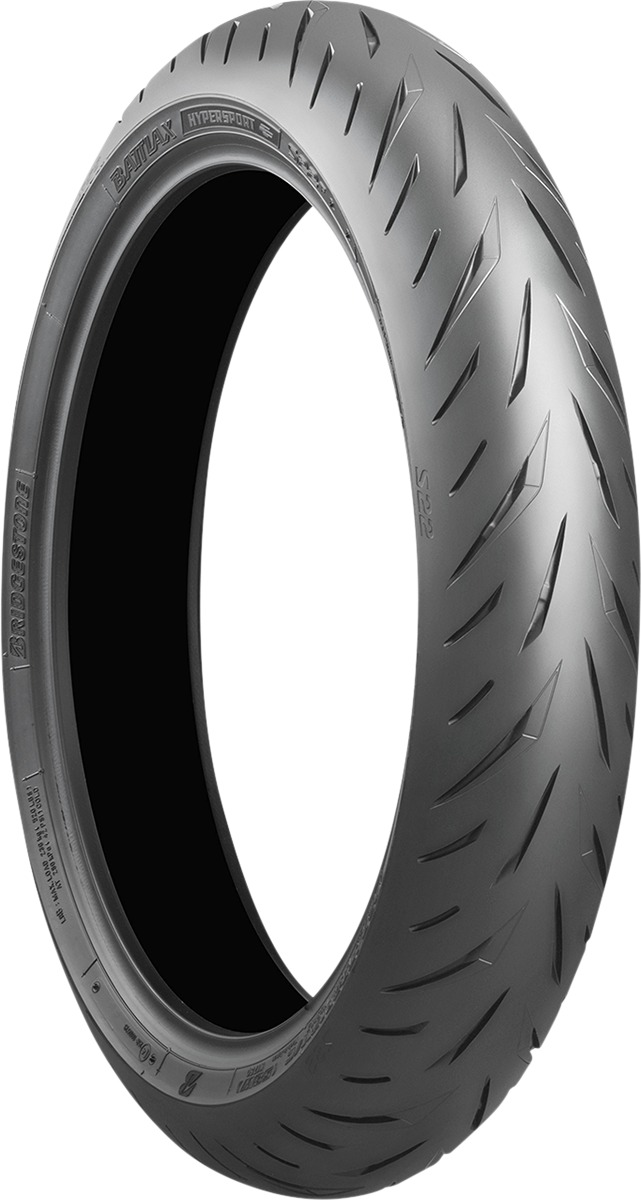 120/70ZR17 Battlax Hypersport S22F Front Tire - M/C 58W - Click Image to Close