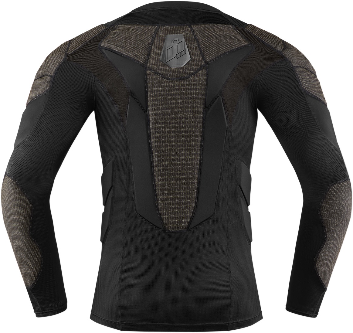 Long-Sleeve Compression Armor Shirt Black X-Large - Click Image to Close