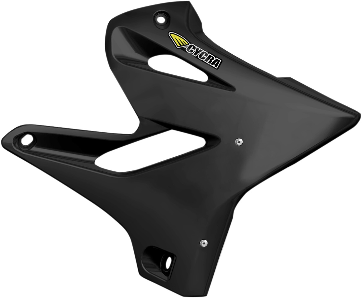 Cycra Powerflow Radiator Shrouds Black Fits 05-21 Yamaha YZ125 - Click Image to Close