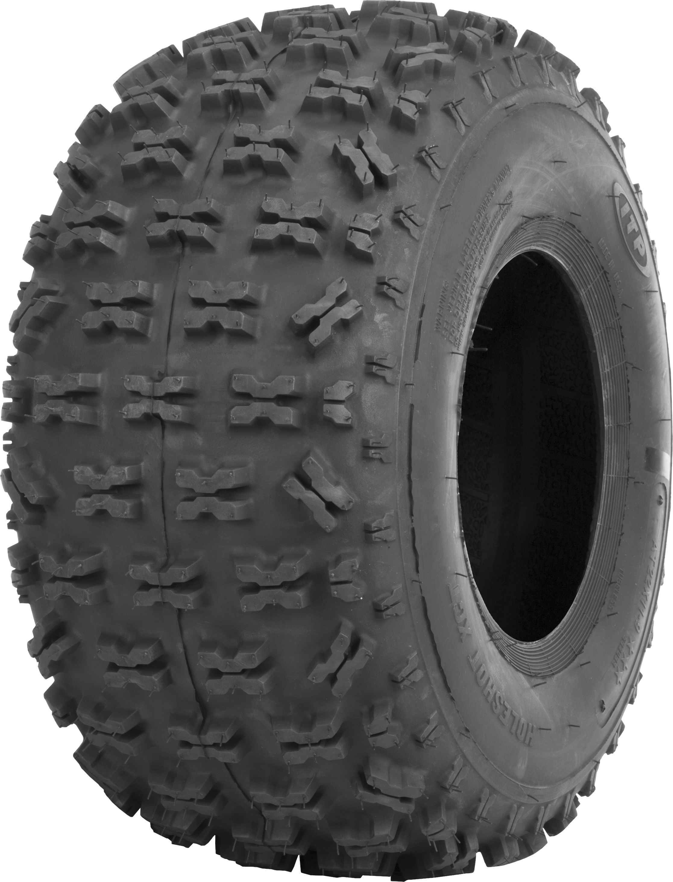 20x11-8 Holeshot Rear ATV Tire, 4 Ply Rated - Click Image to Close